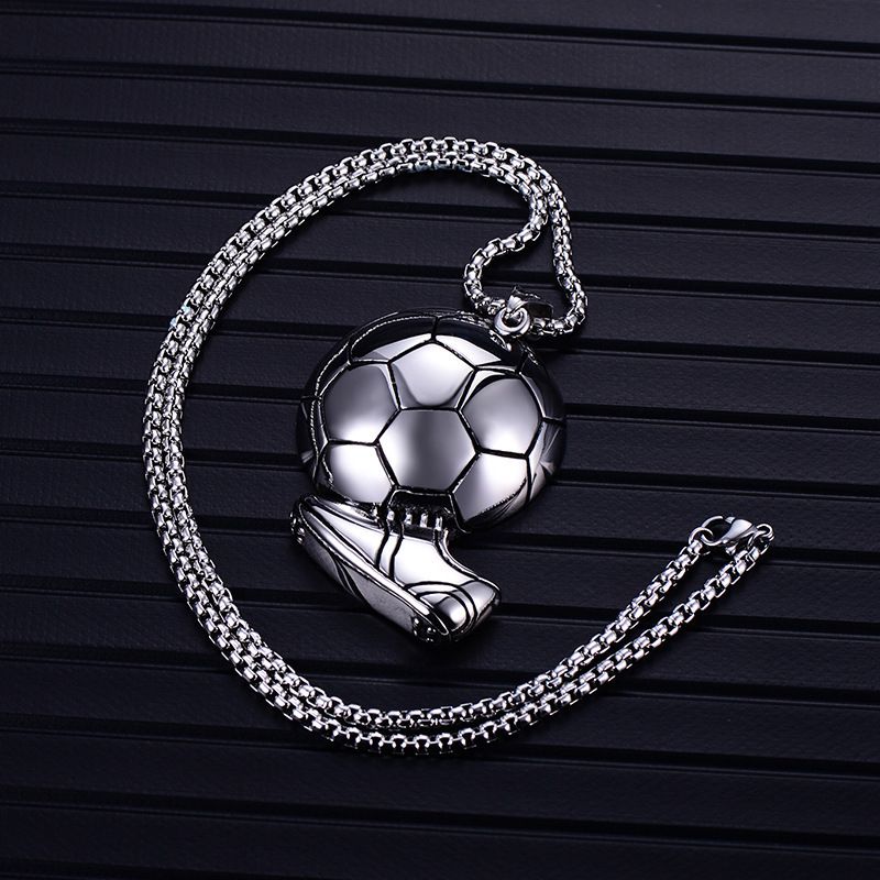 Fashion Soccer Shoe Sneaker Pendant Necklace Football Stainless Steel Chain Necklaces For Men Hip Hop Sports Charm Jewelry_voghion.com