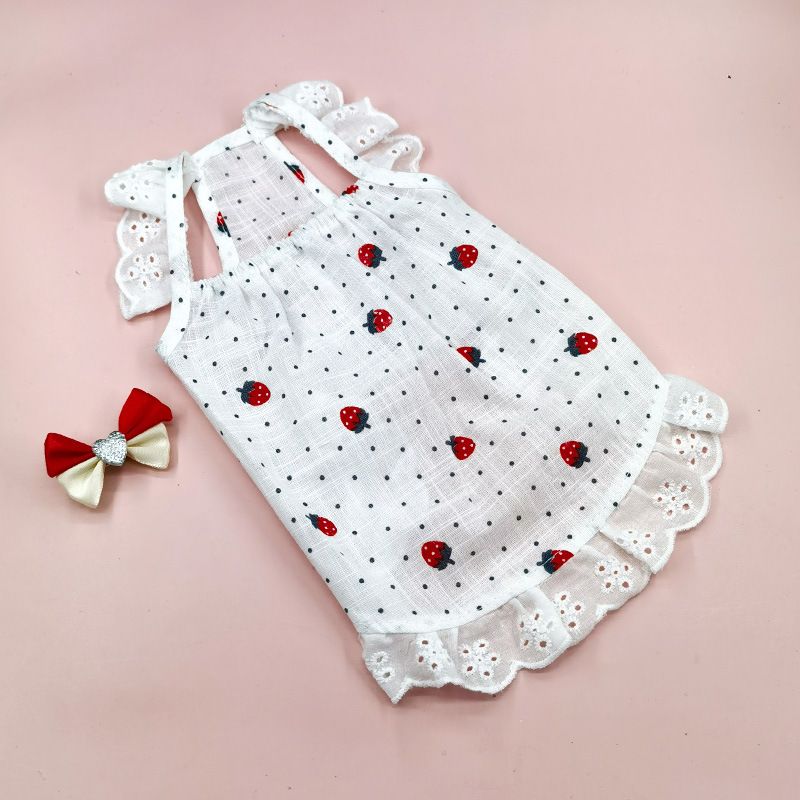 Trendy Spring Summer For Small And Medium Dogs Teddy Cat Pet Clothes Cute Dog Dress Thin Princess Style_voghion.com