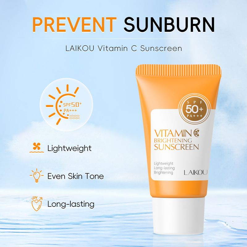 Güneş Kremi LAIKOU C Vitamini Güneş Kremi Nemlendirici Krem 30g_voghion.com