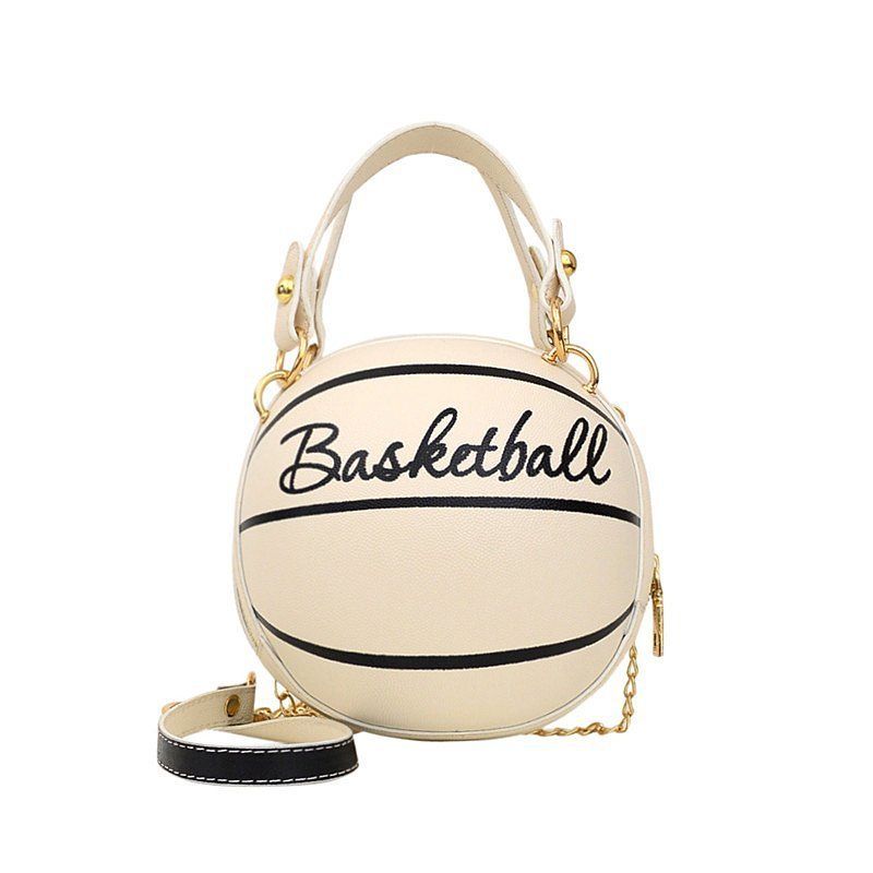 Palla rotonda personalizzata per donna 2024 autunno inverno nuova catena alla moda basket tracolla singola portatile_voghion.com
