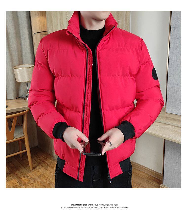 Men's Winter Down Jacket With Hood 550 Fill Power White Goose Down Slim Fit, Water-Resistant Machine Washable Lightweight Warm Coat_voghion.com