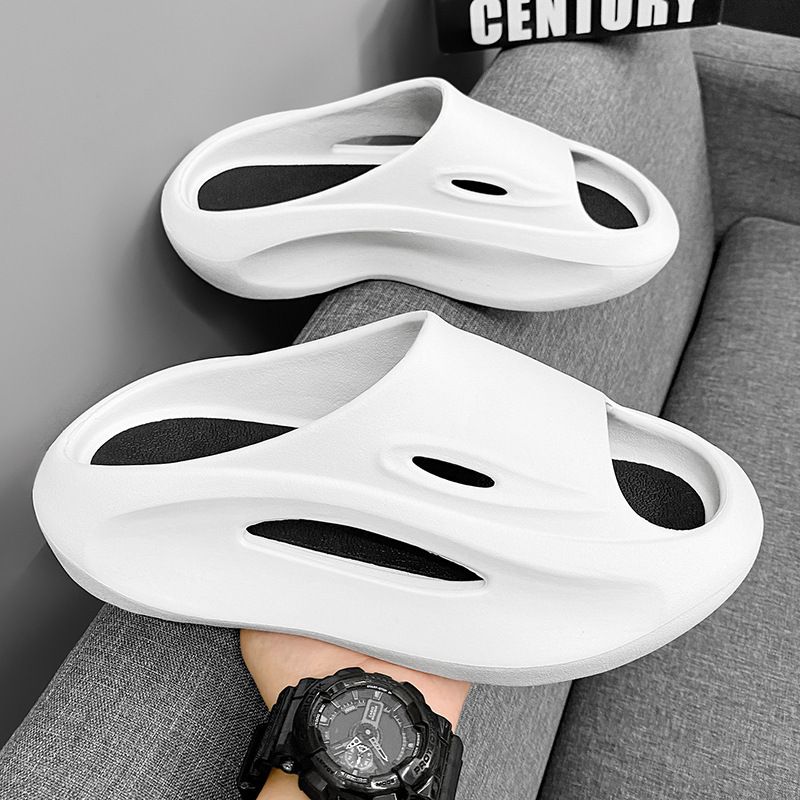 Neprekosljivo kakovostni moški copati z dvema podplatoma, novi z debelim podplatom, dvobarvni ravni copati, copati za na plažo, ležerni in modni copati iz EVA pene_voghion.com