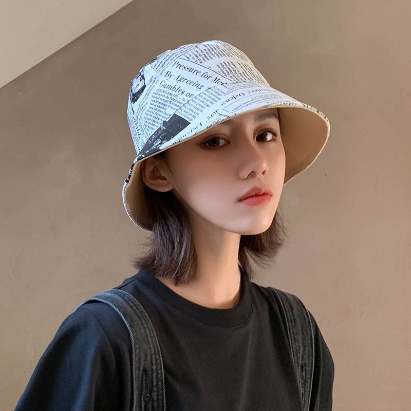 Fashion Bucket-Hats Men Women letter Print Bob Fisherman Cat Cotton Fashion Anti-sun Hip Hop Panama Hat 2024 New_voghion.com