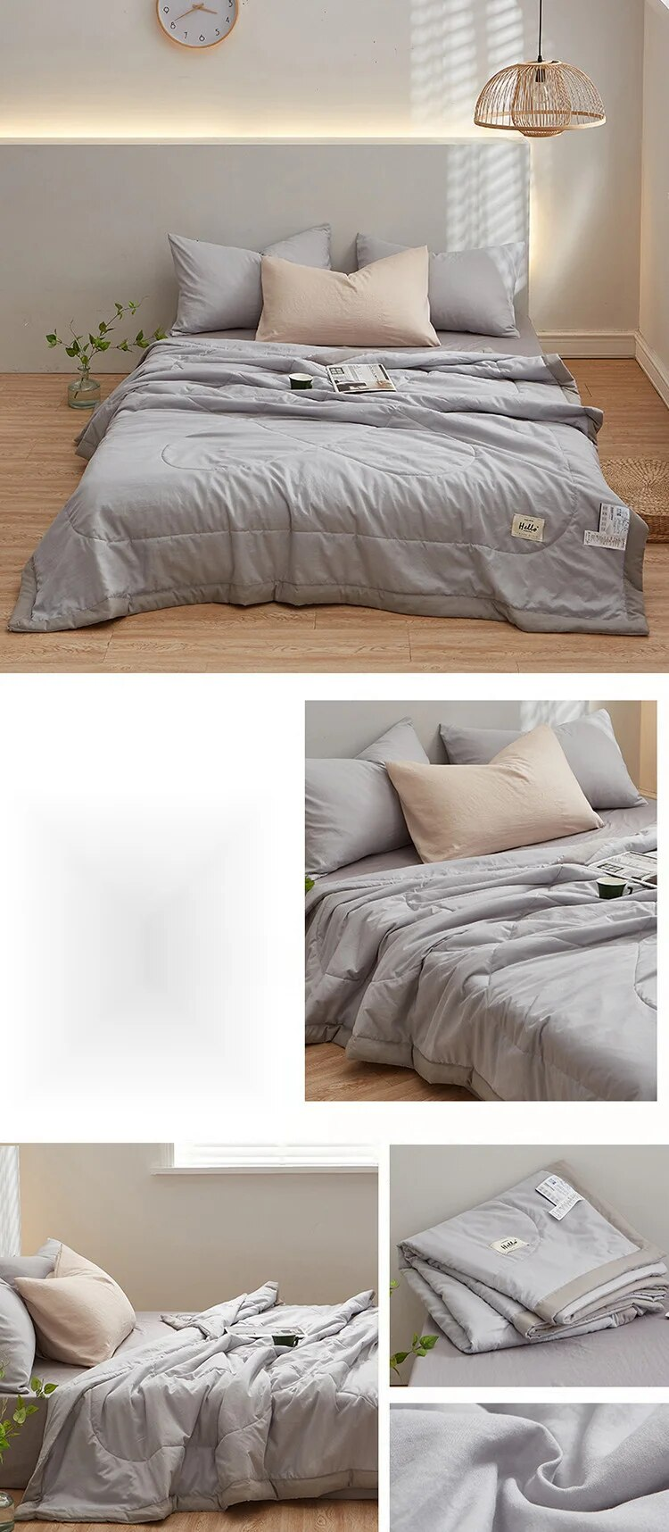 Summer new print free water washed cotton, summer cool air conditioner, quilt, quilt core, single and double bedding for_voghion.com