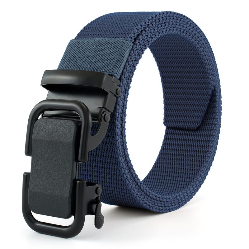 HOT Men's Ratchet Nylon Web Canvas Golf Automatic Buckle Waist Belt for Men Casual Work_voghion.com