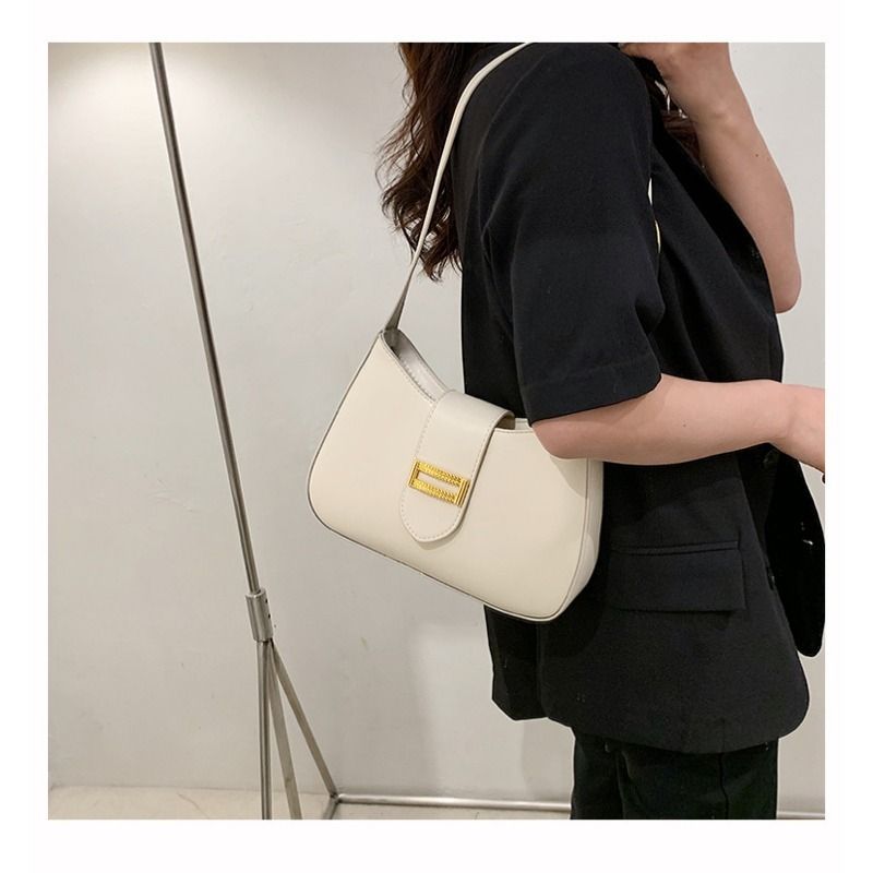 Elegante borsa a tracolla Hobo da donna, classica, piccola, in stile profumato, versatile borsa a mano autunno inverno_voghion.com