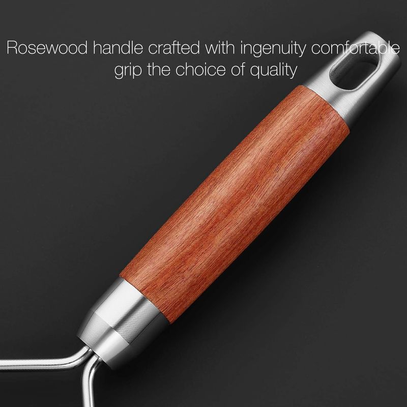 Professional Grade Lemon Extra Coarse Blades, Heavy Duty Cheese/Vegetable Grater, Solid Wood Handle Design -_voghion.com