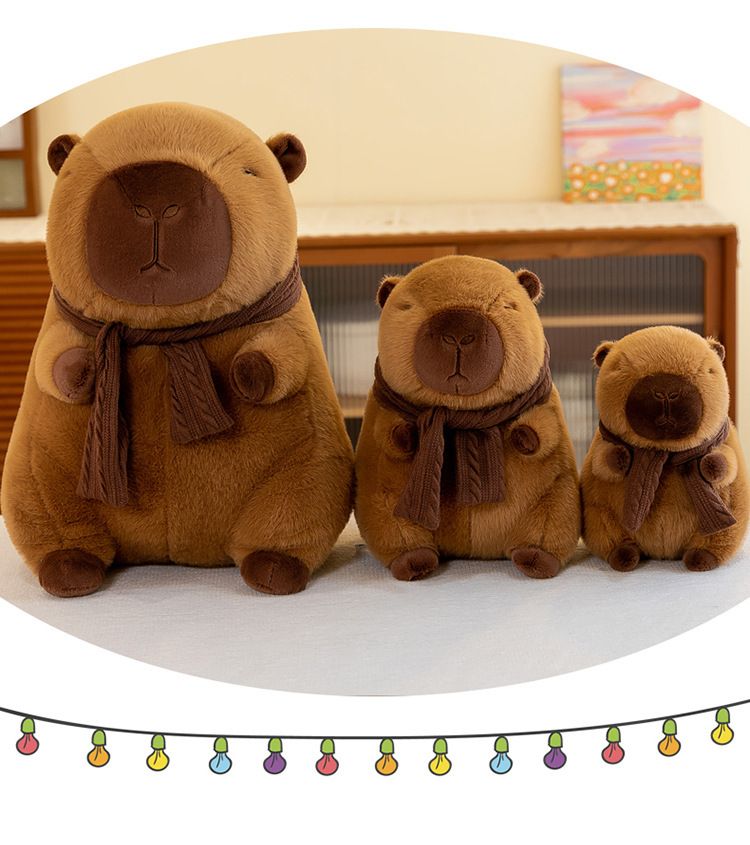 Pluchen speelgoed Capybara schattig schattig knuffeldier kussen grappig speelgoed trendy pop_voghion.com