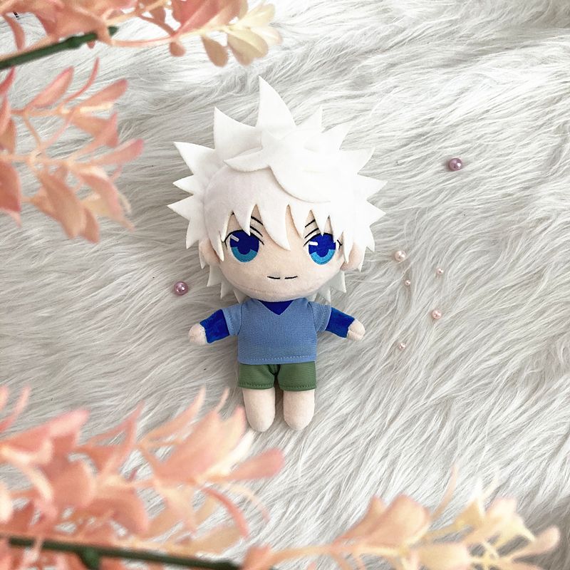 Muñeco de peluche de Anime Hunter X Hunter, Hisoka, Killua, Zoldyck, Gon, almohada de peluche suave y adorable, regalo para niños de 20 cm_voghion.com