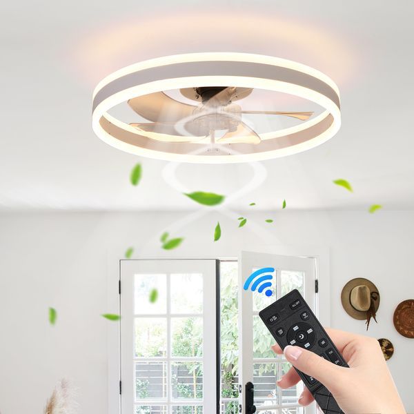 Ceiling Fan With Lights Dimmable LED_voghion.com