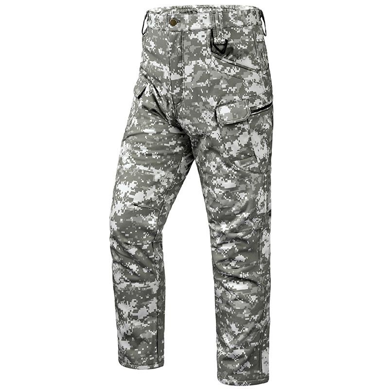 Herrkläder Archon Shark Skin Soft Shell Assault Pants Herr Förtjockade IX7 Taktiska Byxor Varma Vindtäta Vattentäta Fleece Vandringsbyxor_voghion.com
