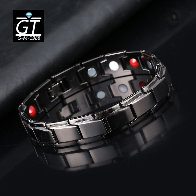 Yunjin afneembare magnetische armband magnetische armband voor heren van legering_voghion.com