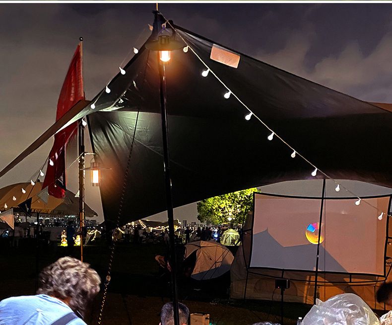 Grenzüberschreitende LED-Außenbeleuchtung mit warmer Atmosphäre, Mini-Campingleuchte, tragbar, USB-aufladbar_voghion.com