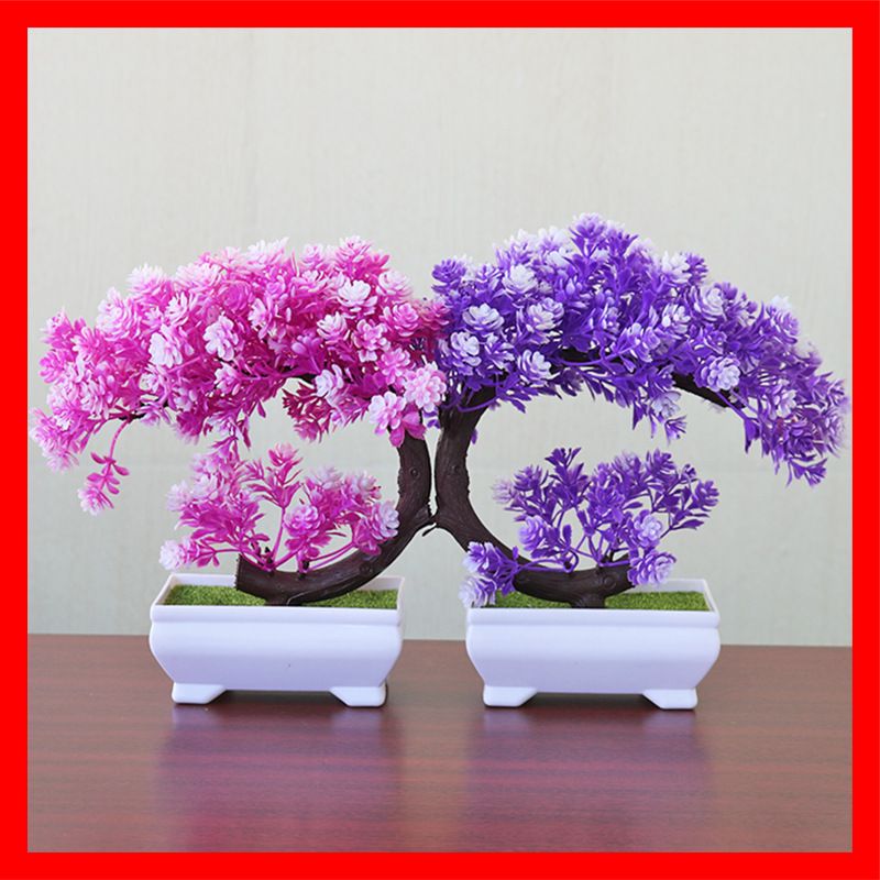 Ev Mobilya bitki saksı hilal bonsai küçük ağaç ev dekorasyonu çiçek süsleri yaratıcı mini çiçek süsleri_voghion.com