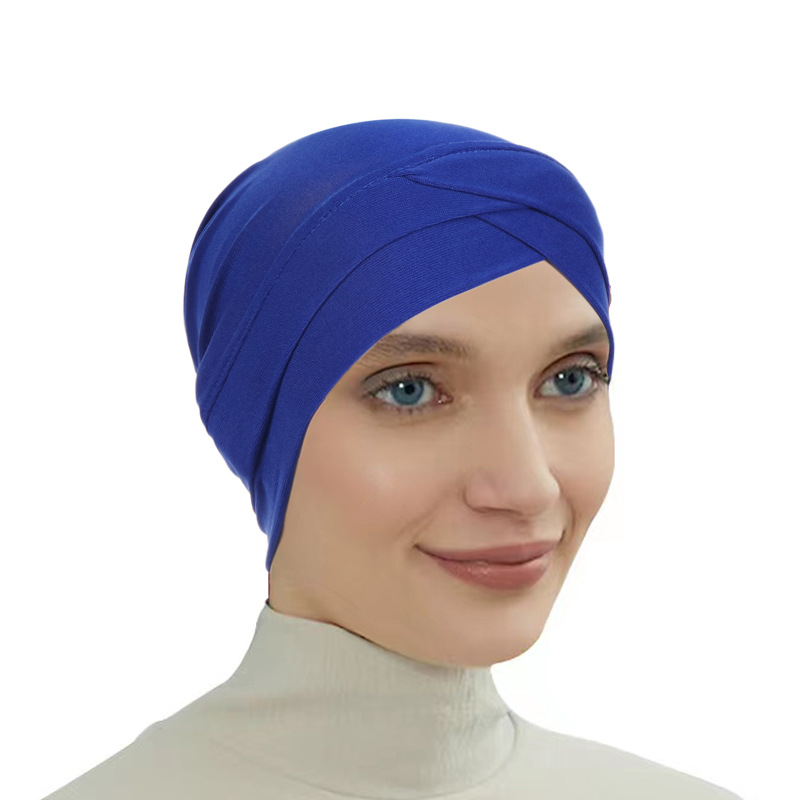 Crossover i panna för kvinnor Mjuk, fashionabel och mångsidig hatt med pannband Pulloverhatt för alla årstider_voghion.com