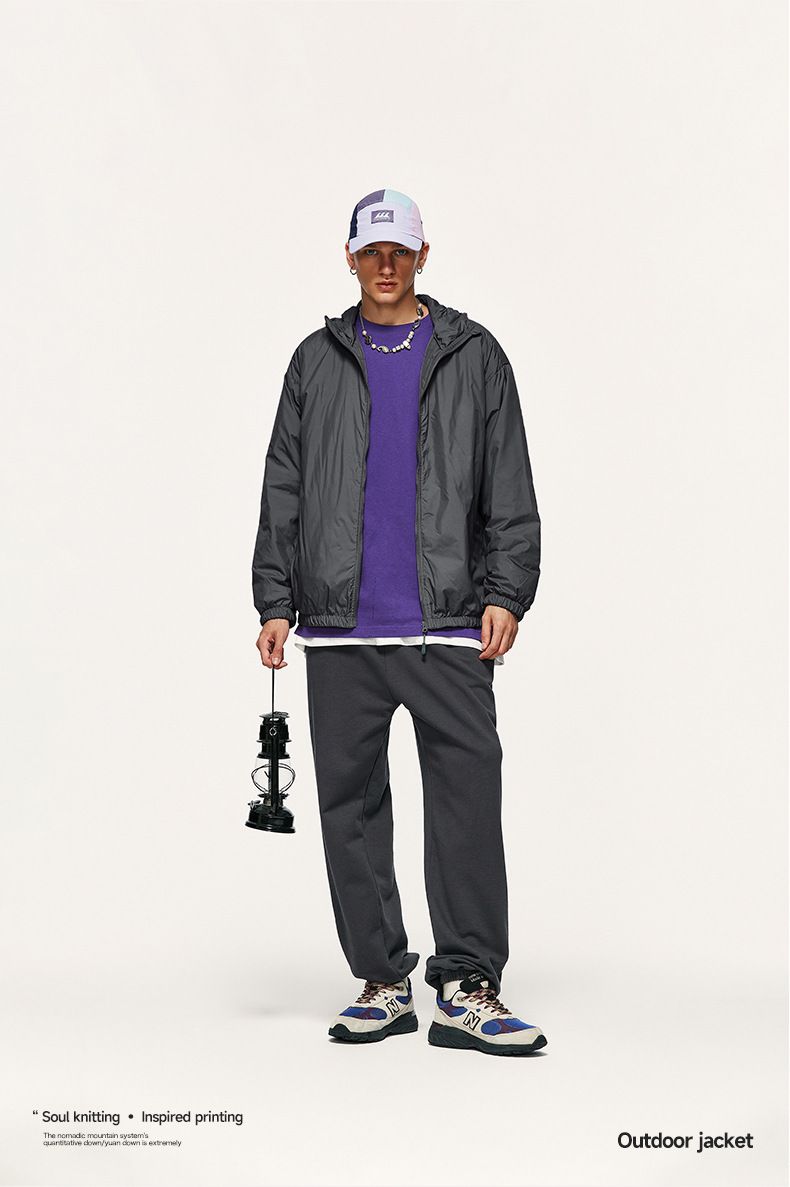 2025 Herbst und Winter Drei-proof Licht Unten Jacke Warme Einfarbig Jacke Männer_voghion.com