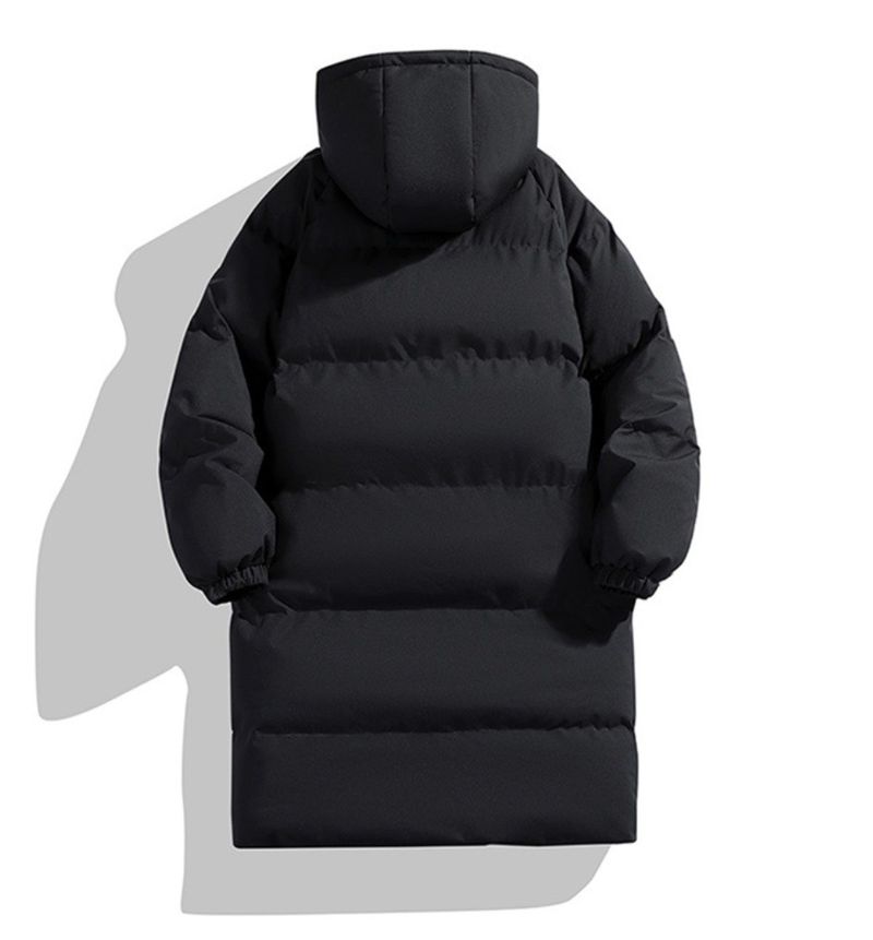 Giacca invernale da uomo in cotone spesso di media lunghezza con cappuccio, giacca da uomo in cotone con ricamo americano all'ingrosso_voghion.com