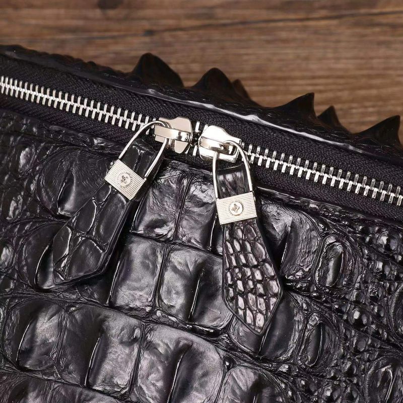 Neue Schultertasche aus modischem Silikonleder mit Krokodilmuster und großer Kapazität, einfache Herrentasche_voghion.com