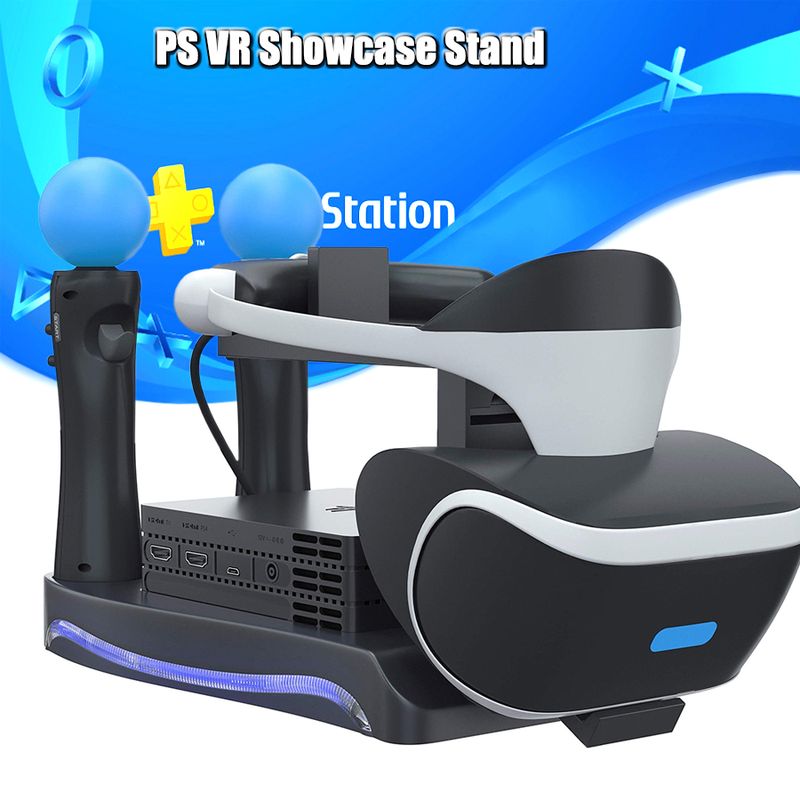 Soporte de carga y almacenamiento para PS4 PS Move VR Auriculares PSVR CUH-ZVR2 2.º soporte para PS VR Move Vitrina_voghion.com