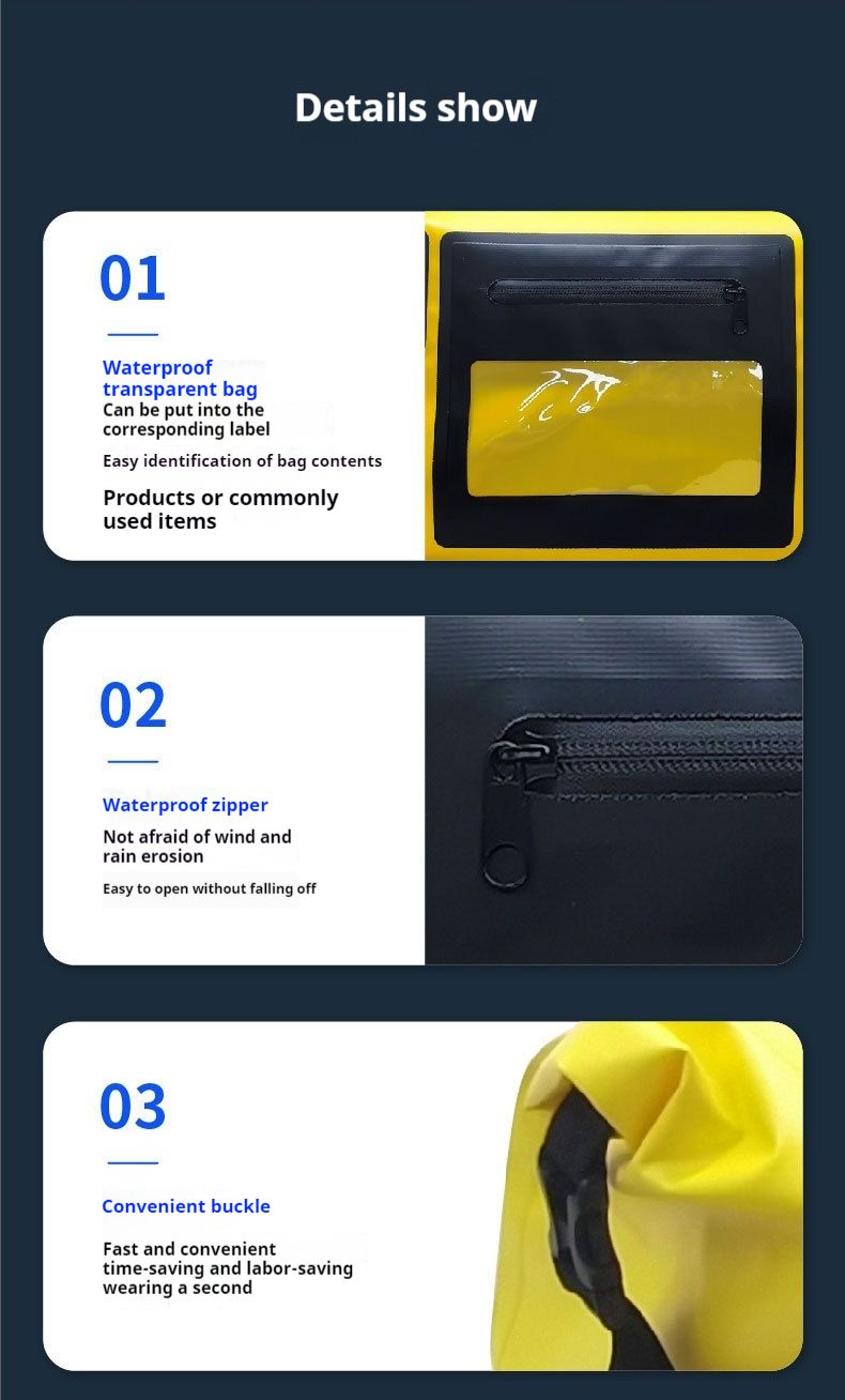 Motorcycle bag, waterproof beach, large capacity tail bag, motorcycle travel, riding, pack, charter flight
Car dealership luggage_voghion.com