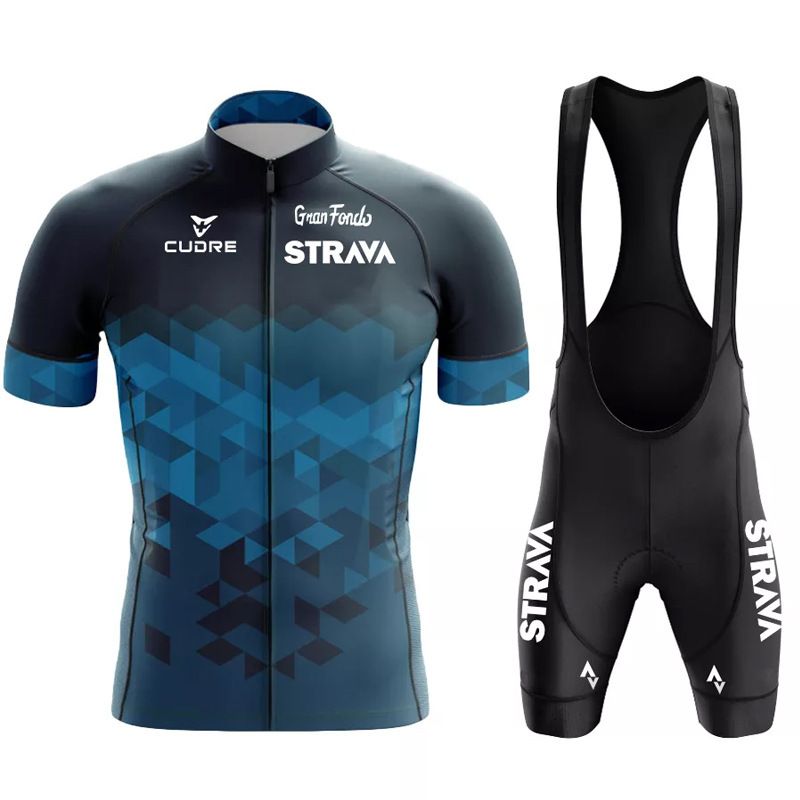 2024 Suit Strava Tour De France Short Sleeved Set For Mountain Cycling Events_voghion.com