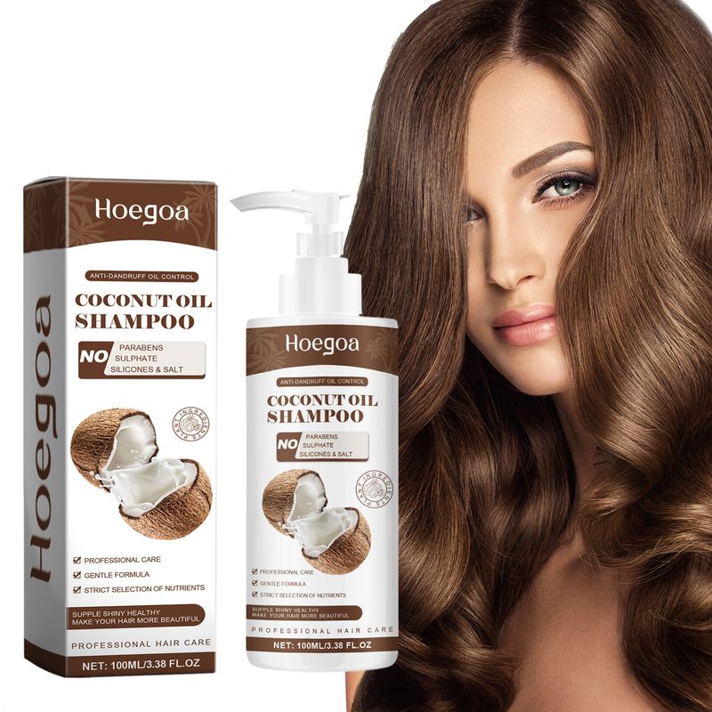 Hoegoa Coconut Oil Cleansing Scalp Nourishing Hair Care Shampoo_voghion.com