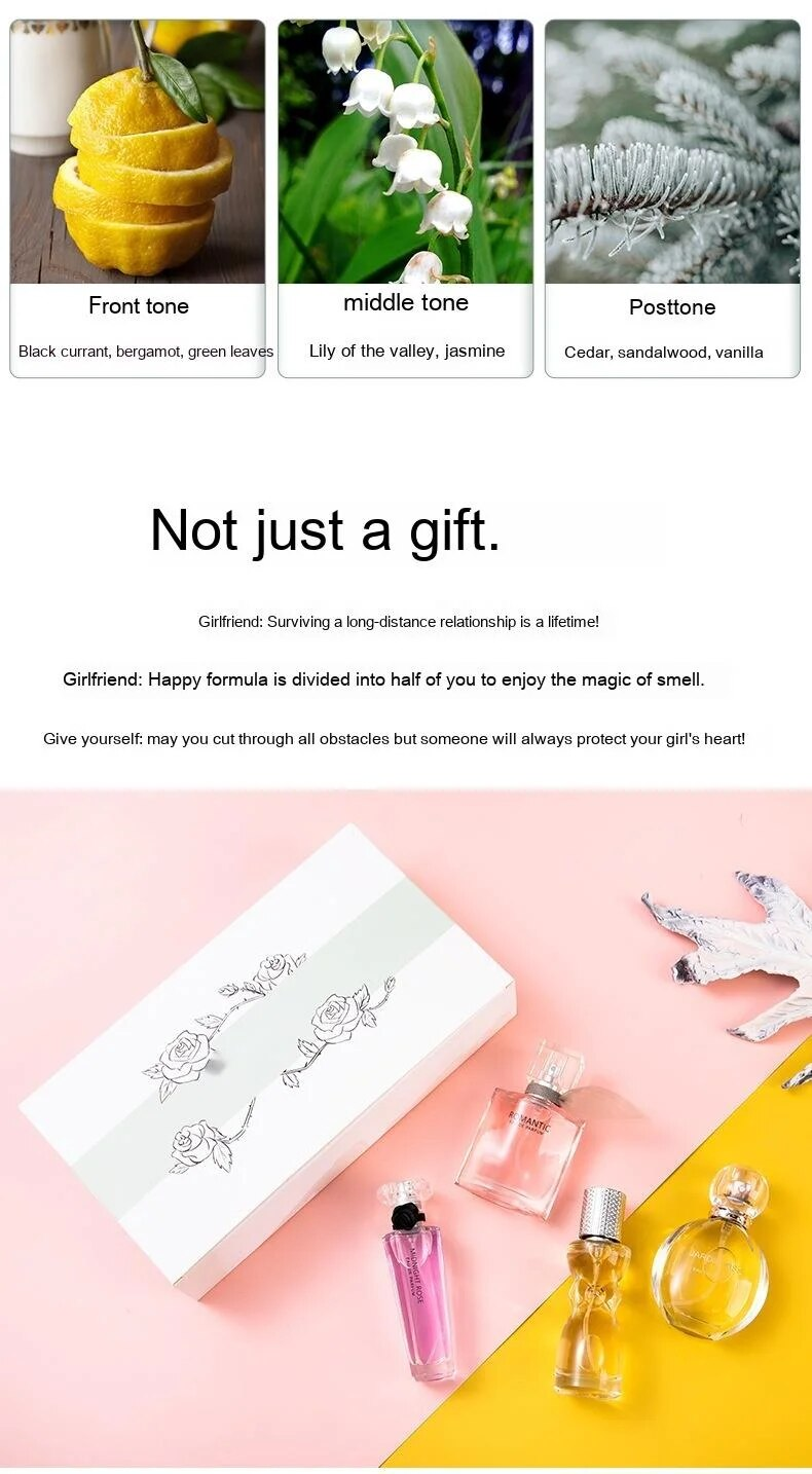 Neues Parfüm Flower Tale of Things Damenparfüm Vierteiliges Set Premium-Geschenkbox Mädchenduft Frisch und natürlich_voghion.com