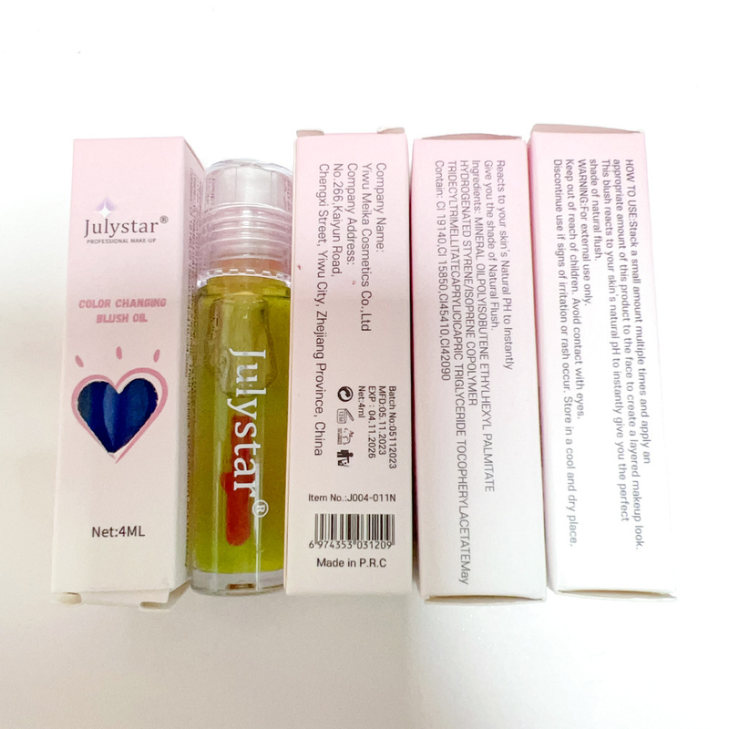 Tekućina temperatura, tekući prirodni voda, hidratacija usana i obraza, dvostruka upotreba, puder za promjenu boje, ulje rumenila_voghion.com