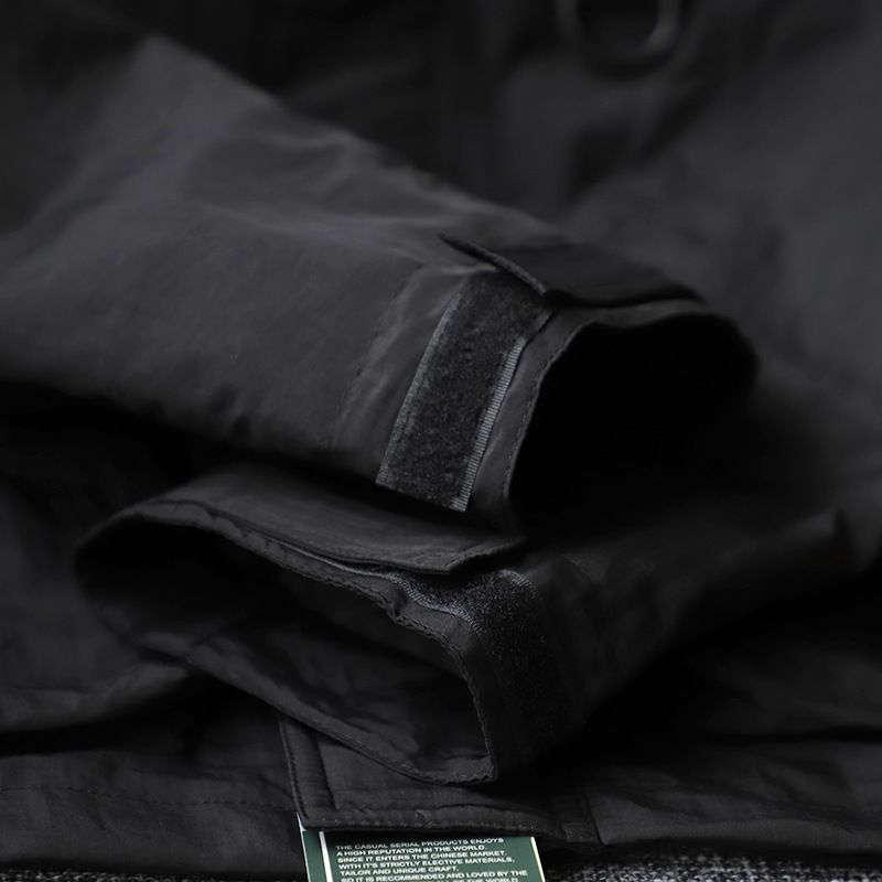 1 Tecnologia a tre prove! Giacca da uomo per esterni primaverile e autunnale, antivento, impermeabile, multitasche, alla moda_voghion.com