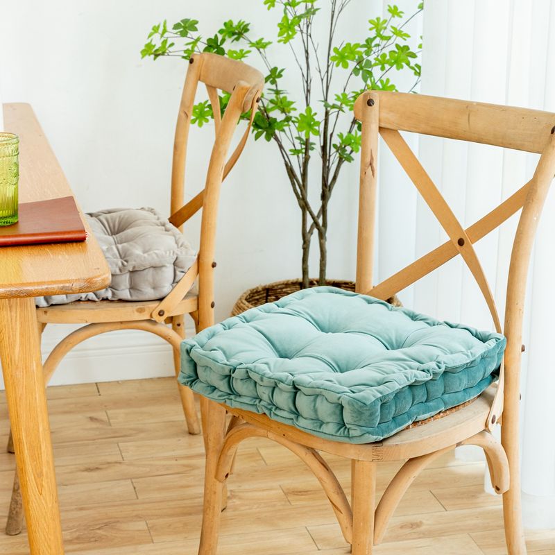 Dutch Velvet Thickened Office Waist Support Beautiful Buttocks Yoga Meditation Seat Dining Chair Cushion Ins Style_voghion.com