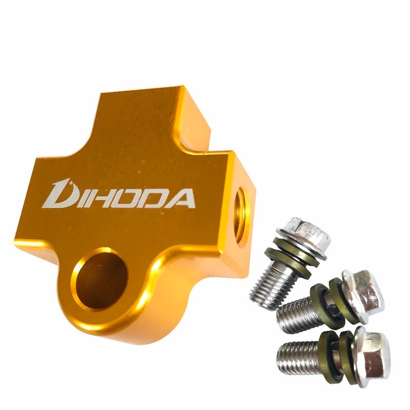 Hydraulic Hose Pipe Coupg Fitting Tee Connector 3way Adapter For Motorcycle Dirt Pit Bike ATV Brake System_voghion.com