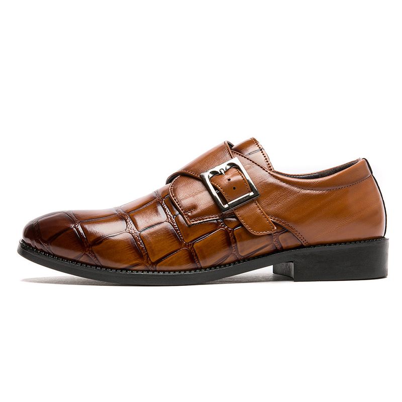 Men's Business Casual Dress Oxfords Formal Lace-Up Shoes for Office, Parties, and Daily Wear_voghion.com