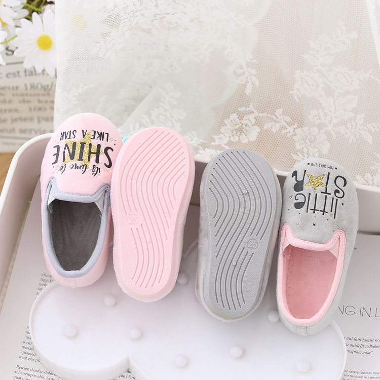 Spring & Fall K-style Anti-Slip Heel Indoor Girls' Slipper_voghion.com