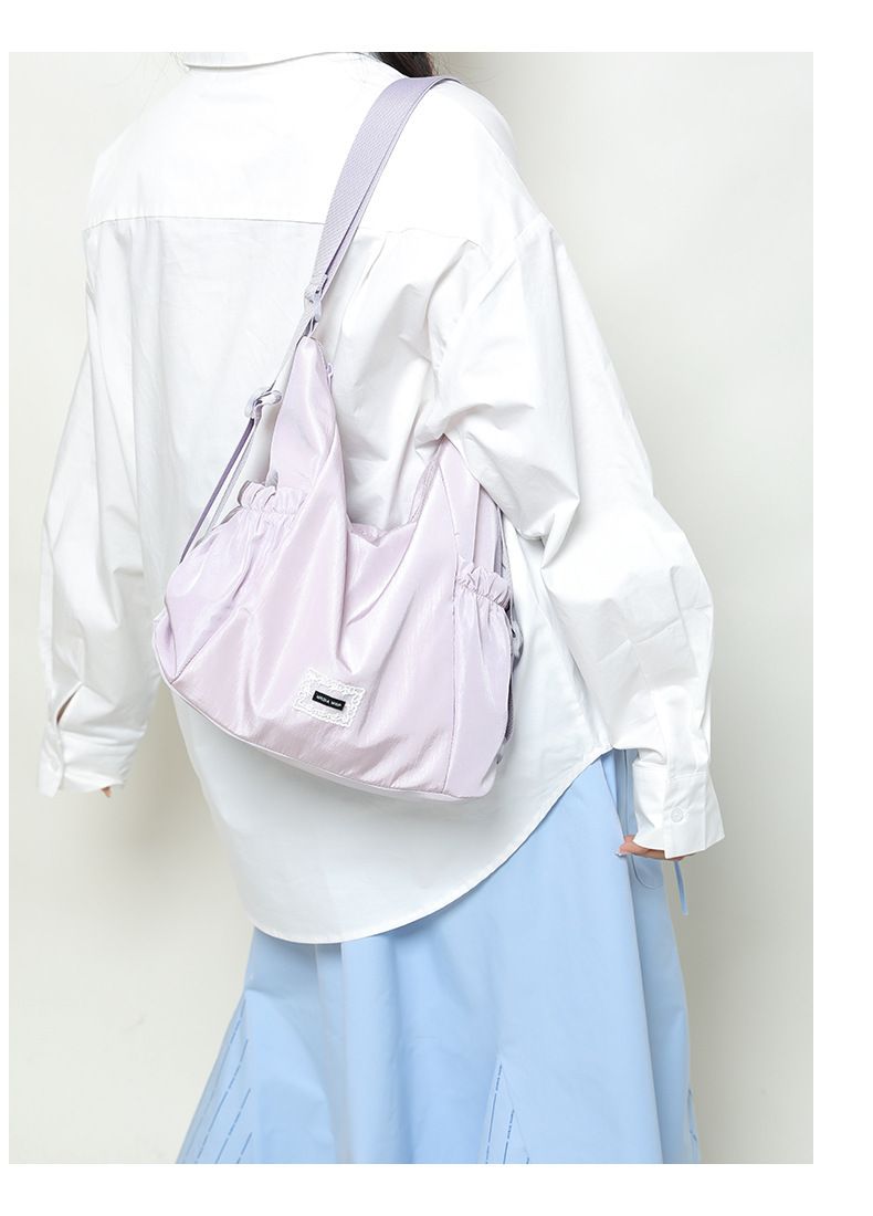 Versione coreana Ins Super Hot Nylon Donna 2054 Nuova Borsa a tracolla grande capacità Casual Lazy Monospalla_voghion.com