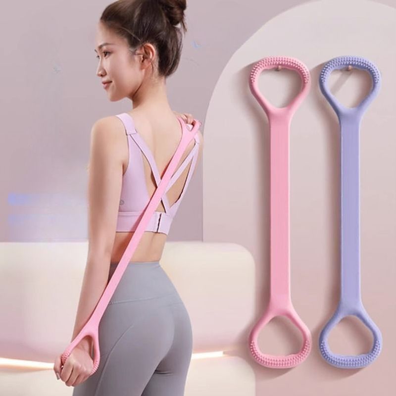 Resistance For Women Back Tool Home Yoga Stretching Silicone Thickened Elastic Band_voghion.com