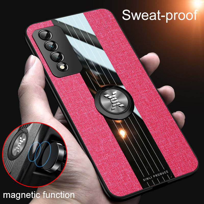 Fabric Cloth Finger Ring Holder Phone Case On For OPPO A54 4G A9 2020 A5 S A7 A8 A72 A92S A91 A53 A15 A57 2022 Stand Cov_voghion.com