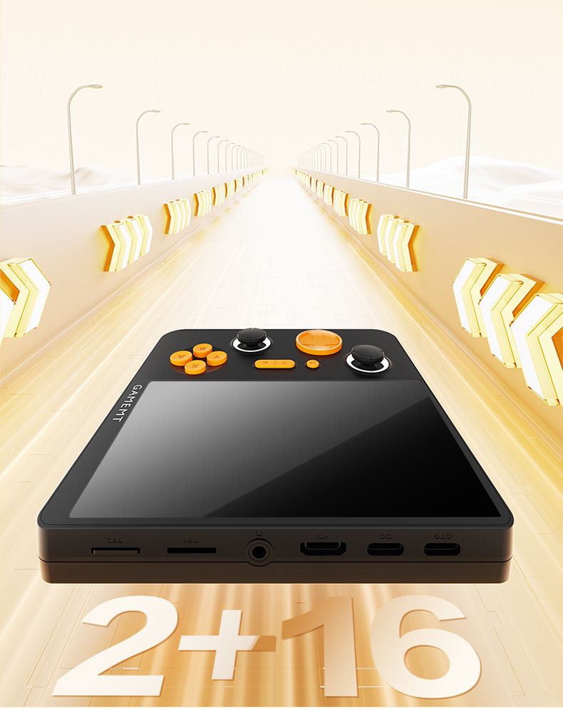 Console de jeux vidéo E5Plus portable Android double système 2 + 16 Go rétro réseau WIFI console de jeu 5 pouces grand écran Arcade_voghion.com