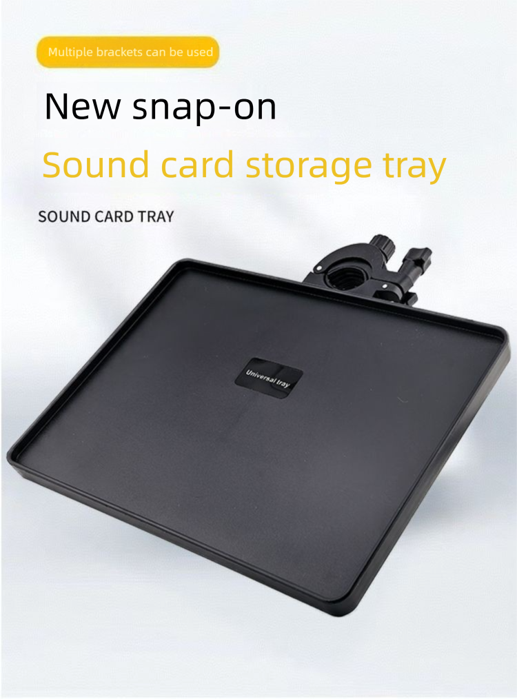 Supporto per telefono, vassoio per scheda audio, grande scaffale di plastica per attrezzatura per lo streaming, set completo di accessori, treppiede per streaming live_voghion.com