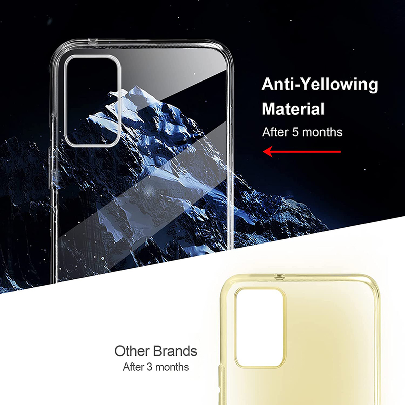 Mykt silikondeksel for Samsung Galaxy A73 A53 A33 A13 A03 A82 A72 A52 A42 A32 A22 A12 5G Ultra Thin Clear Case Cov_voghion.com