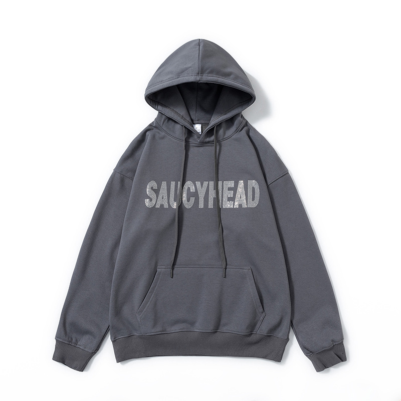 Felpa con cappuccio da uomo e da donna primavera e autunno Felpa con cappuccio da coppia coreana Felpa con cappuccio allentata stile spalla in spugna coreana_voghion.com