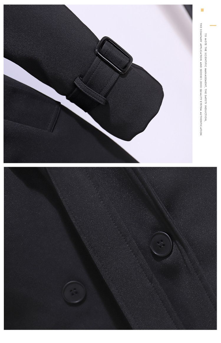 Nouveau manteau coupe-vent court style coréen kaki britannique_voghion.com
