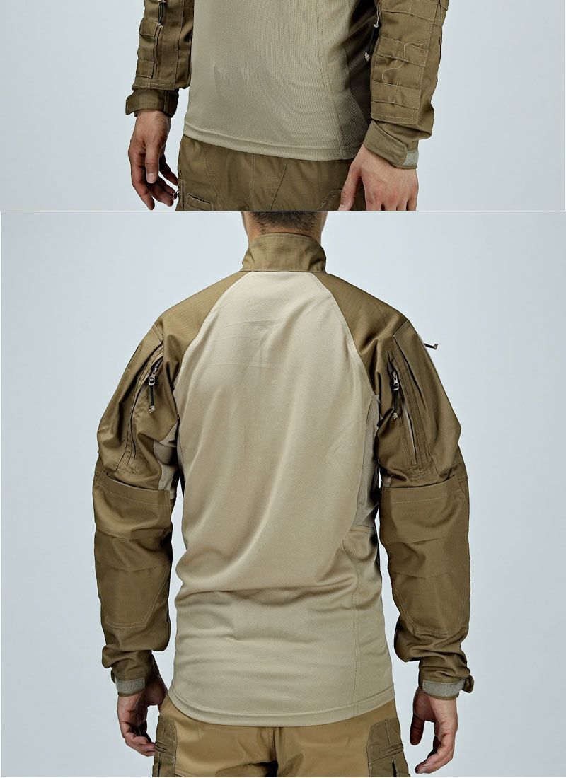 Herenkleding Tactisch pak Heren Frogman Combat Uniform Een complete set van lente- en herfsttrainingsuniformen met lange mouwen CS Field Training Suit_voghion.com