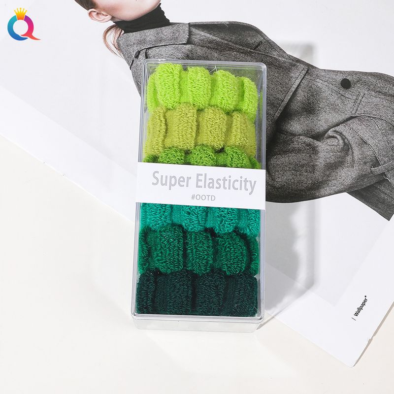 Corda per capelli in scatola spessa con bobina di lana ad alta elasticità, fascia per capelli in gomma di alta qualità, senza cuciture, anello per capelli all'ingrosso_voghion.com