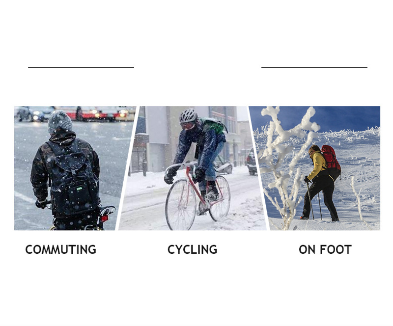 Unisex Bike Touch Screen Commuting Autumn And Winter Warm Ski Riding Windproof Gloves_voghion.com