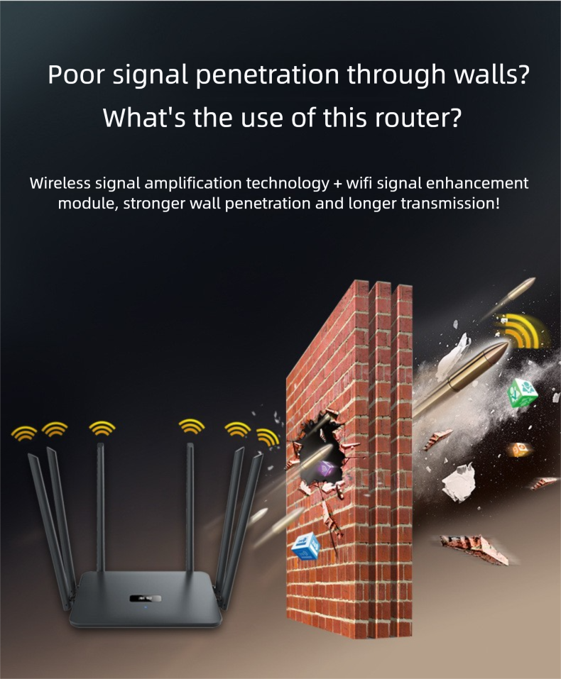 Xintengda Dual-Band 5G Gigabit Router Home High-Speed WiFi Through-Wall Signal Wi-Fi Abdeckung Breitband_voghion.com