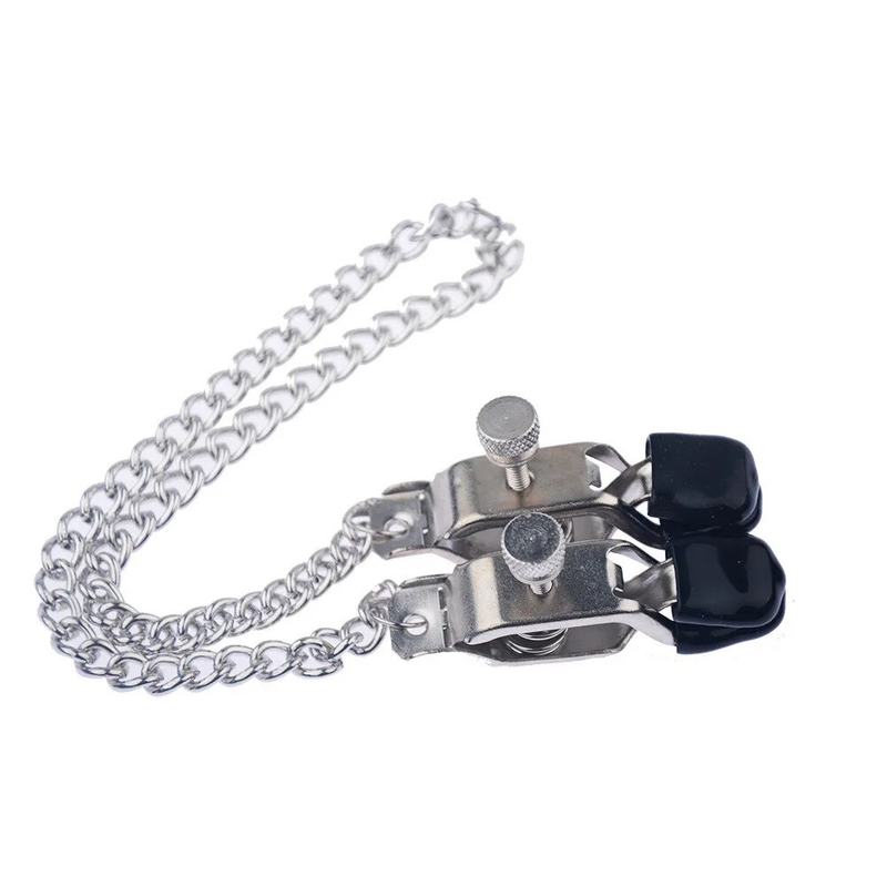 Seksspeeltjes voor volwassenen van tepelklemmen met metalen ketting voor vrouwen Mimi schaamlippen borst clitoris clips stimulator massage_voghion.com
