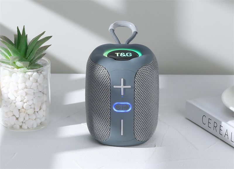 TG658 Bluetooth Tragbarer Outdoor-Handheld-Mini-Lautsprecher TWS mit Licht Neues kreatives Geschenk_voghion.com