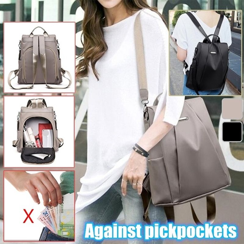 Nuovo zaino multifunzione da donna, casual, tinta unita, scuola, per ragazze, moda, tracolla staccabile, borsa a tracolla da viaggio_voghion.com