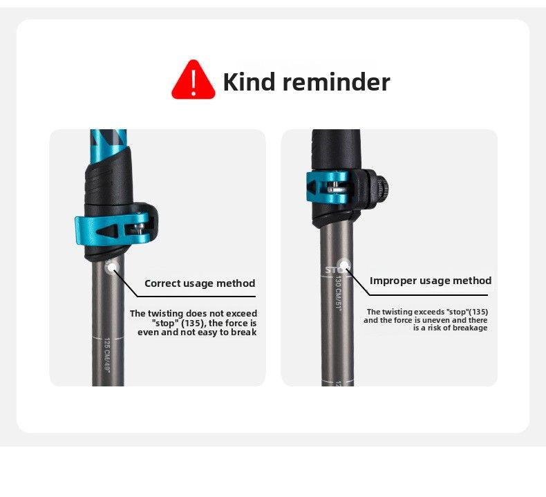 Wandering Time Trekking Walking Stick Professional Outdoor Climbing Hiking Cane Unisex Telescopic Five-Section Pole_voghion.com