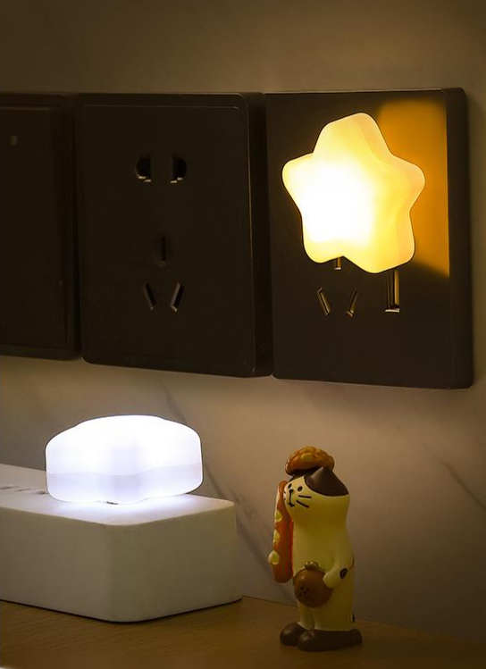 USB Energiesparende Schlafzimmer Nacht Nacht Power Bank Tragbare Notfall Augenschutz LED Atmosphäre Stern Licht_voghion.com
